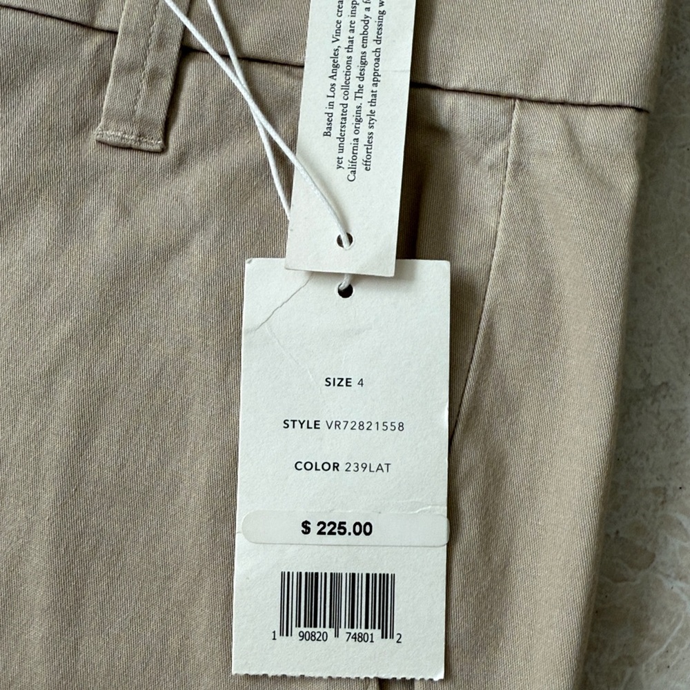 Vince women women’s Chinos NWT - Picture 2 of 2